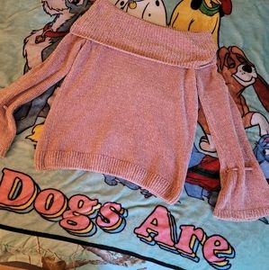 Lauren conrad off shoulder sweater large